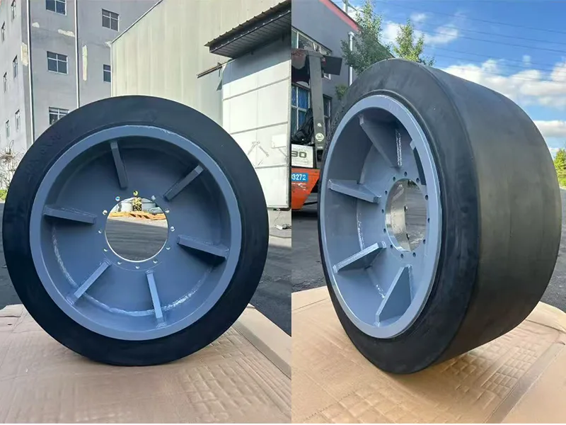 Ελαστικά 40x16x30 που χρησιμοποιούνται στη γέφυρα επιβίβασης επιβατών